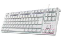 GAMEBOOSTER G23W Enigma TKL Rainbow RED SWITCH Mekanik Beyaz Gaming Klavye